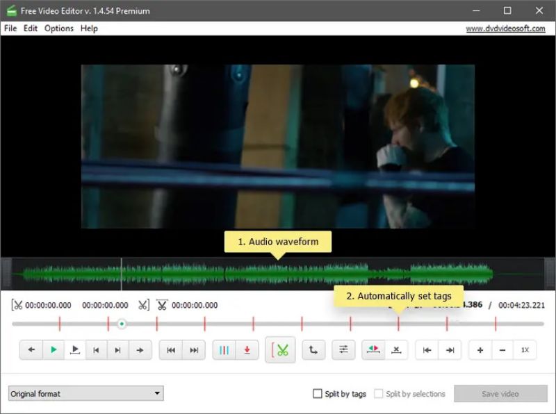 Скриншот Free Video Editor 3