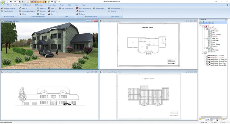 интерфейс Virtual Architect Home Design