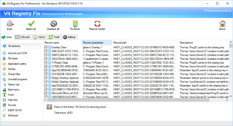 Скриншот Vit Registry Fix