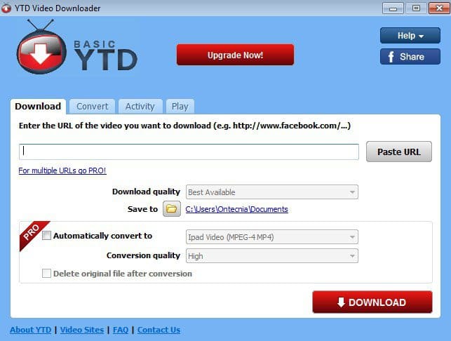 Скриншот YTD Video Downloader