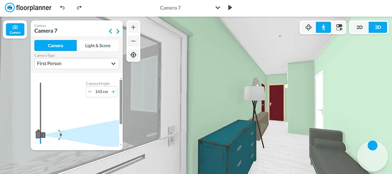 скриншот программы FloorPlanner
