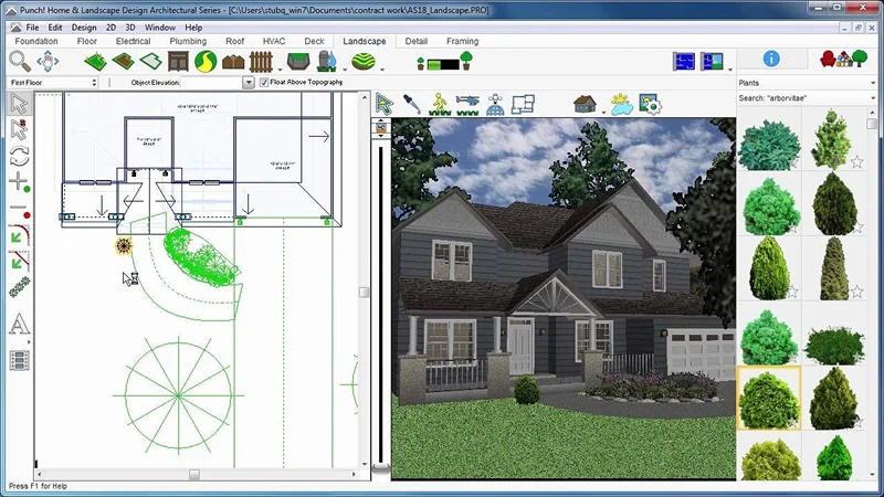 программа для проектирования Punch Home and Landscape Design