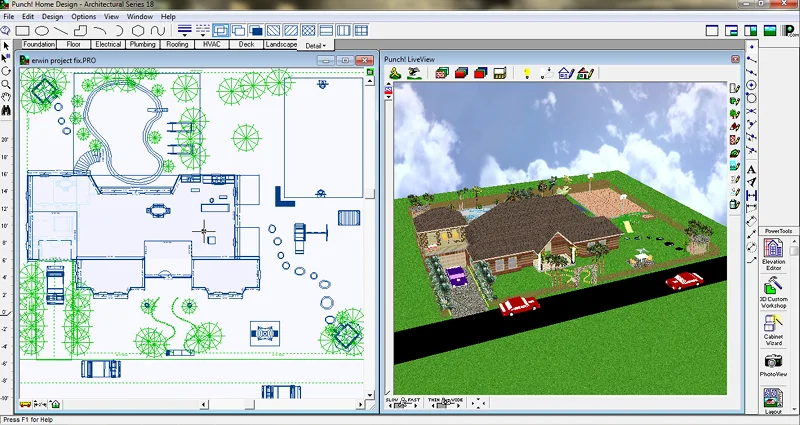 скриншот программы Punch Home and Landscape Design